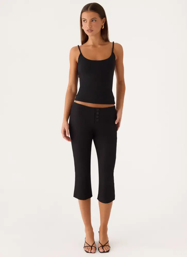 Andrea Pants - Black - Pants + Leggings
