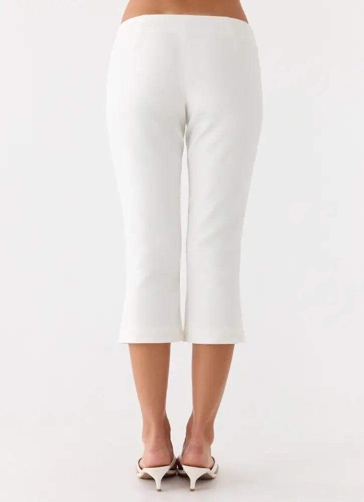 Andrea Pants - White - Pants + Leggings