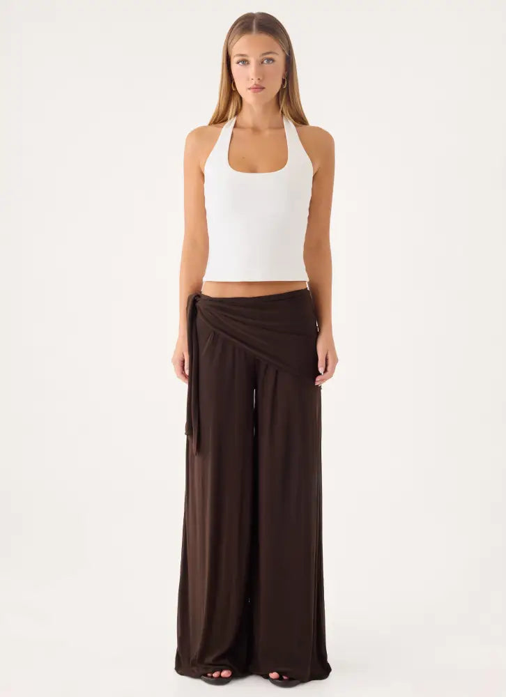 Bexli Halter Top - White - Halter Tops