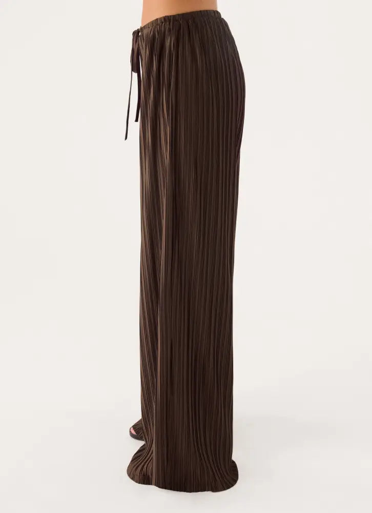 Darlow Low Rise Pants - Chocolate - Pants + Leggings