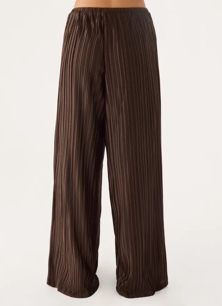 Darlow Low Rise Pants - Chocolate - Pants + Leggings