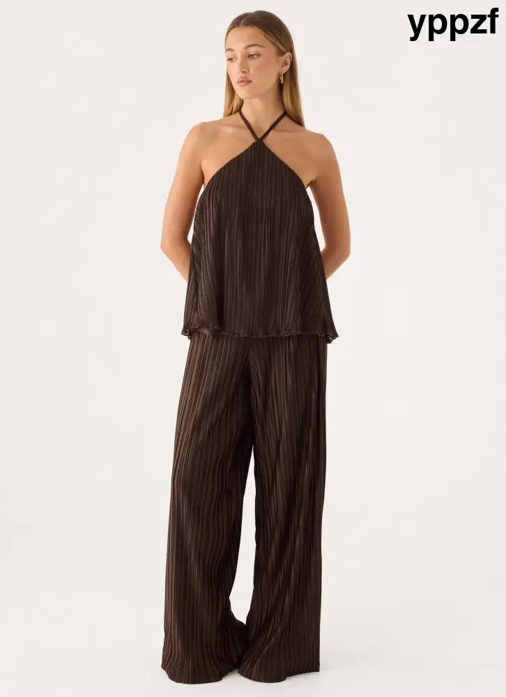 Darlow Low Rise Pants - Chocolate - Pants + Leggings