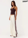 Deacon Low Rise Pants - Bloom Stripe - Pants + Leggings