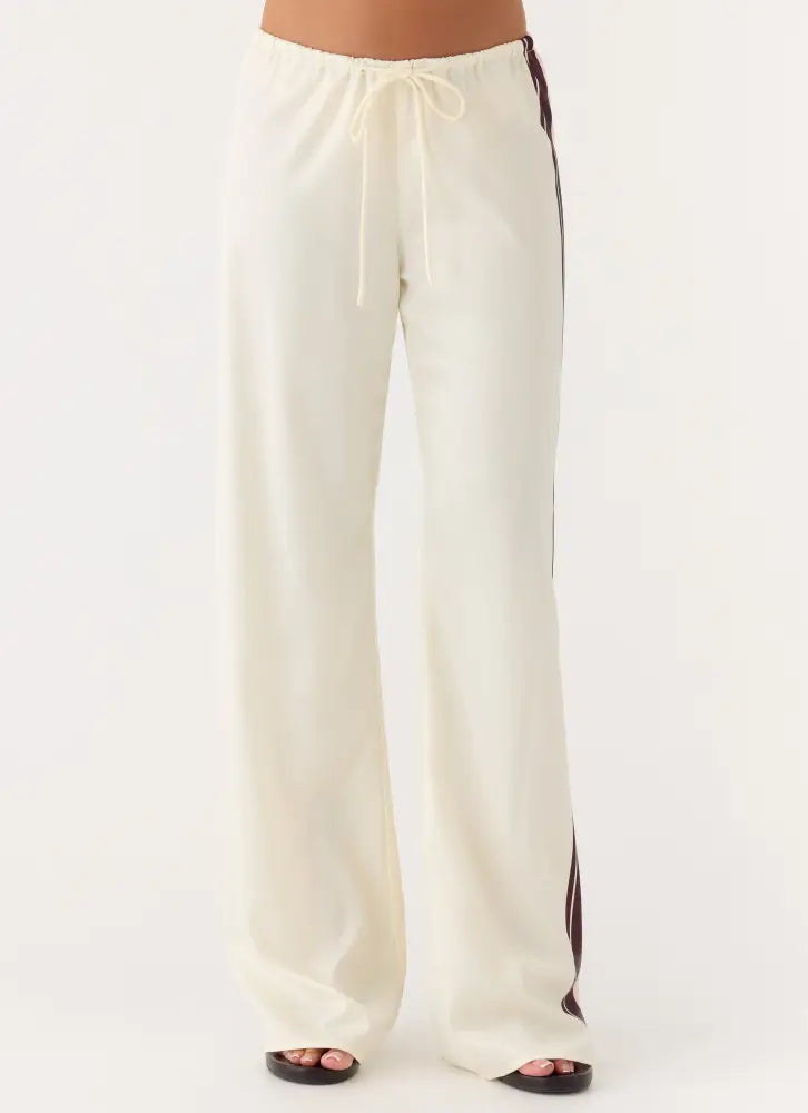 Deacon Low Rise Pants - Bloom Stripe - Pants + Leggings