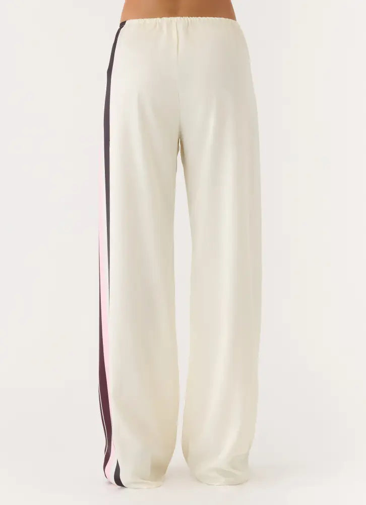 Deacon Low Rise Pants - Bloom Stripe - Pants + Leggings