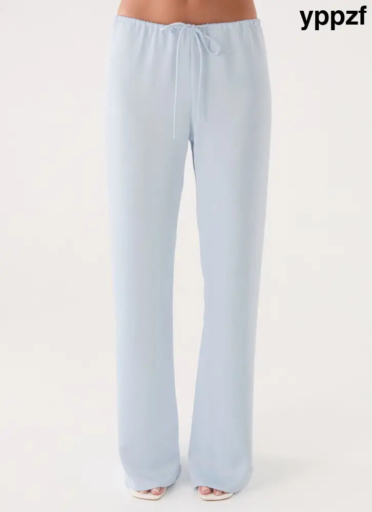 Deacon Low Rise Pants - Blue - Pants