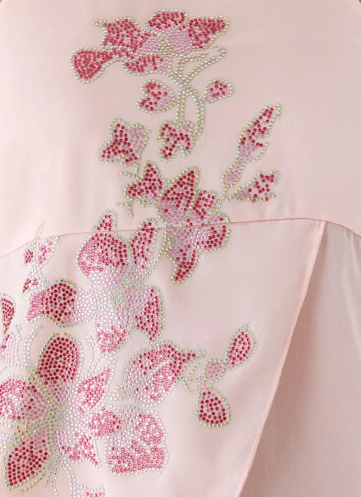Flip It Embellished Top - Baby Pink - Halter Tops