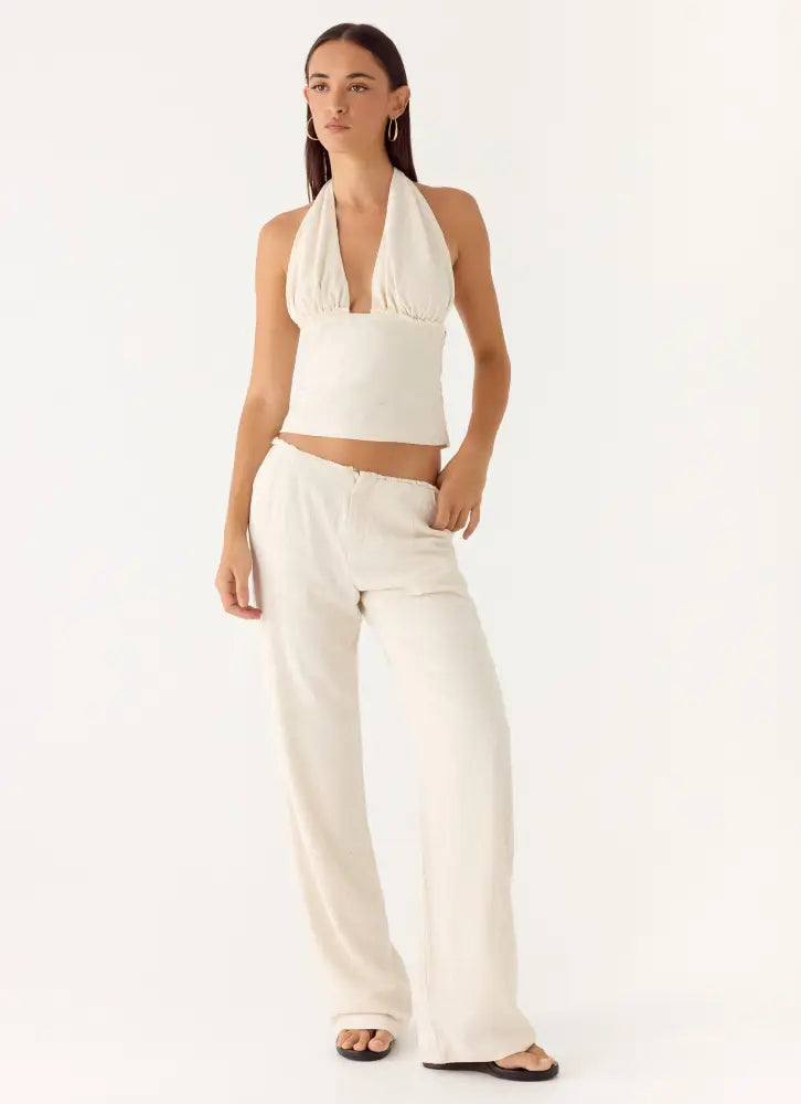 Josephina Pant - Oat - Pants + Leggings