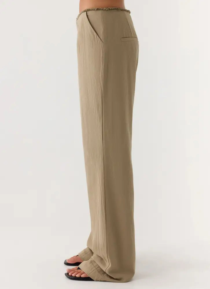 Josephina Pant - Sand Brown - Pants + Leggings