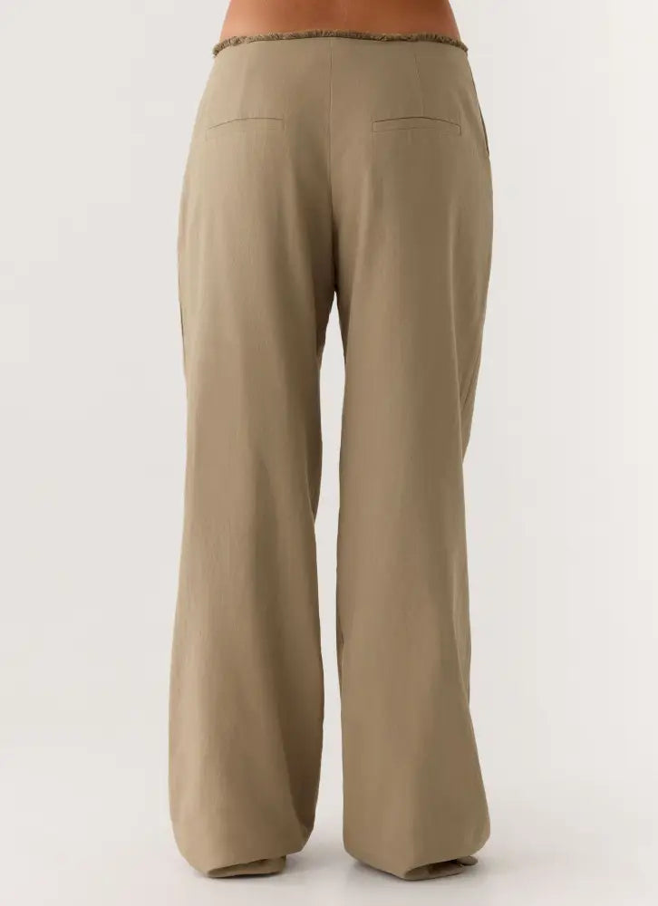 Josephina Pant - Sand Brown - Pants + Leggings