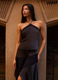 Klose Top - Black - Halter Tops