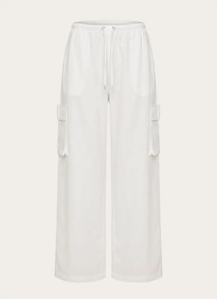 Kynzi Cargo Pants - White - Pants