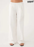 Mirella Pants - White - Pants + Leggings