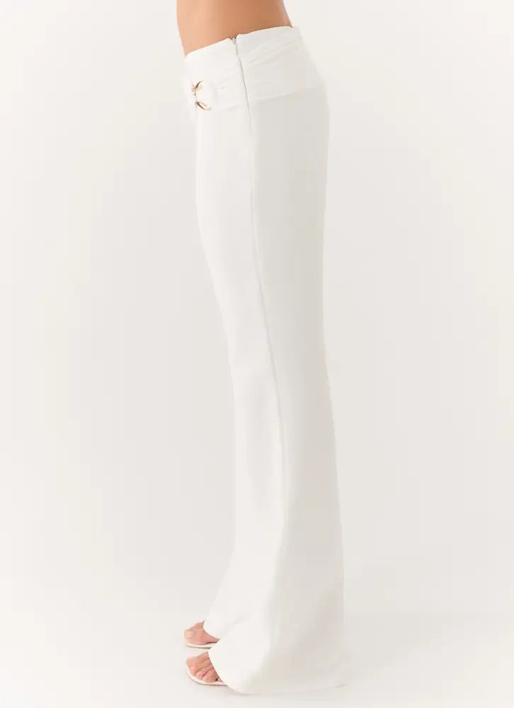 Shaniqua Pant - White - Pants + Leggings